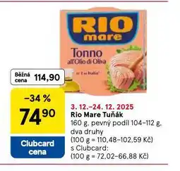 Tesco Rio mare tuňák nabídka