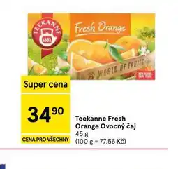 Tesco Teekanne fresh orange ovocný čaj nabídka