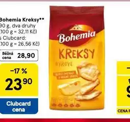 Tesco Bohemia kreksy nabídka