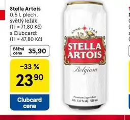 Tesco Pivo stella artois nabídka