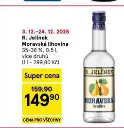 Tesco R. jelínek moravská lihovina nabídka