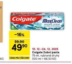 Tesco Colgate zubní pasta nabídka