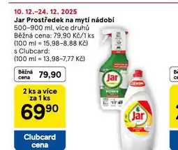 Tesco Jar prostředek na nádobí nabídka