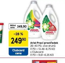 Tesco Ariel prací prostředek nabídka