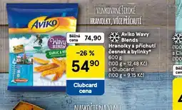 Tesco Aviko wavy blends hranolky s příchutí česnek a bylinky nabídka