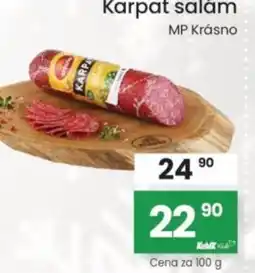 Kubík potraviny Karpat salám nabídka