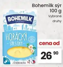 Kubík potraviny Bohemilk sýr nabídka
