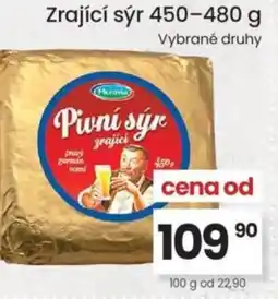 Kubík potraviny Zrající sýr nabídka