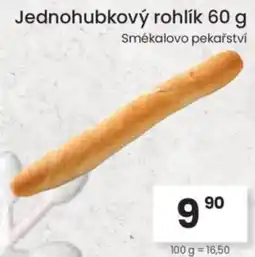 Kubík potraviny Jednohubkový rohlík nabídka