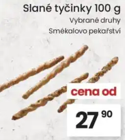Kubík potraviny Slané tyčinky nabídka