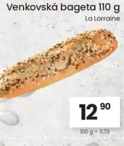 Kubík potraviny Venkovská bageta nabídka