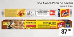 Kubík potraviny Fino Alobal, Papír na pečení nabídka