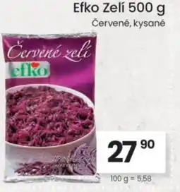 Kubík potraviny Efko Zelí nabídka