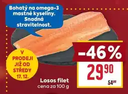 Billa Losos filet nabídka