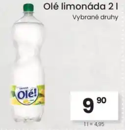 Kubík potraviny Olé limonáda nabídka