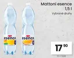 Kubík potraviny Mattoni esence nabídka