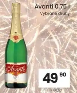 Kubík potraviny Avanti nabídka