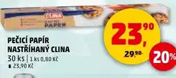 Penny Market Pečicí papír nastříhaný clina nabídka