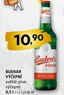 Terno Budvar výčepní nabídka