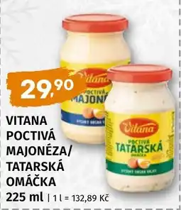 Terno Vitana poctivá majonéza/ tatarská omáčka nabídka