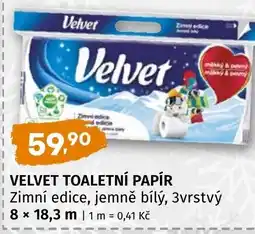 Terno Velvet toaletní papír nabídka