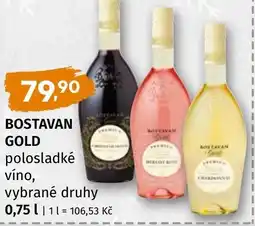 Terno Bostavan gold polosladké víno nabídka
