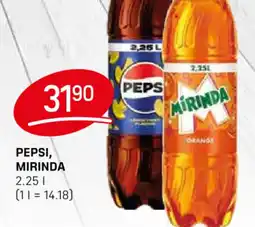 Flop Pepsi, Mirinda nabídka