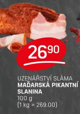 Flop Uzenářství sláma maďarská pikantní slanina nabídka