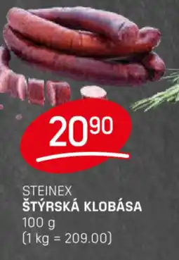 Flop Steinex štýrská klobása nabídka