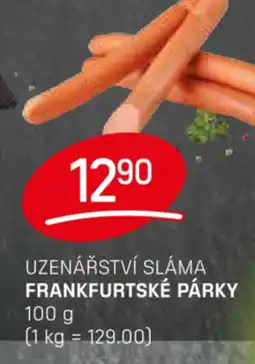 Flop Uzenářství sláma frankfurtské párky nabídka