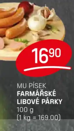 Flop Mu písek farmářské libové párky nabídka