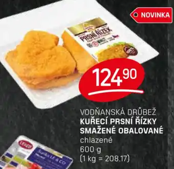 Vodňanská drůbež kuřecí prsní řízky smažené obalovane