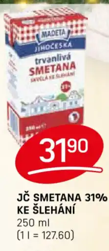 Flop Jč smetana 31% ke šlehání nabídka