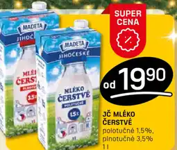 Flop Madeta Jč mléko čerstvé nabídka