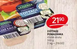 Flop Cottage pomazánka nabídka