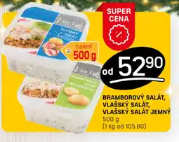 Flop Bramborový salát, vlašský salát, vlašský salát jemný nabídka