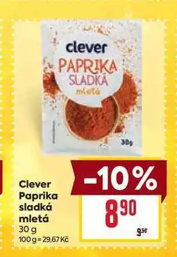 Billa Clever Paprika sladká mletá 30 g nabídka