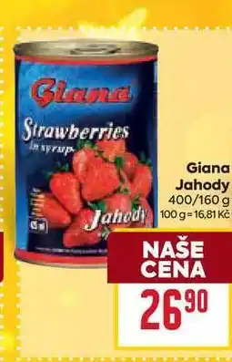 Billa Giana Jahody 400/160 g nabídka