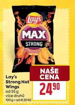 Billa Lay's Strong Hot Wings od 55 g nabídka