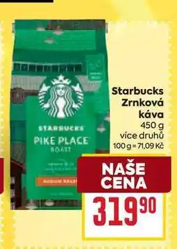 Billa Starbucks Zrnková Káva 450 g nabídka