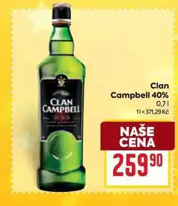 Billa Clan Campbell 40% 0,7l nabídka