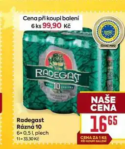 Billa Radegast Rázná 10 6x 0,51, plech nabídka