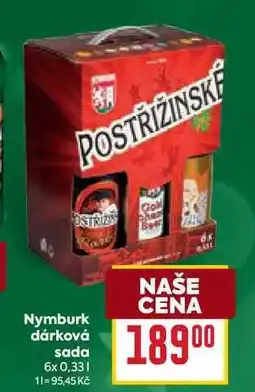 Billa Nymburk dárková sada 6x 0,33l nabídka