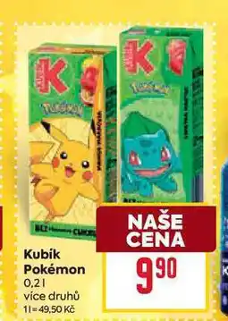 Billa Kubik Pokémon 0,2l nabídka