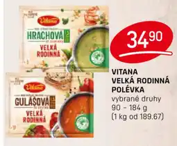 Flop Vitana velká rodinná polévka nabídka