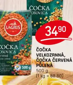 Flop Lagris Čočka velkozrnná, čočka červená půlená nabídka