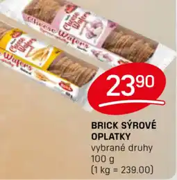 Flop Brick sýrové oplatky nabídka
