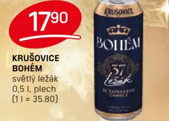 Flop Krušovice bohém světlý ležák nabídka