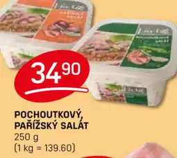 Flop Pochoutkový, pařížský salát nabídka