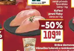 Billa Kuřecí prsní řízky nabídka